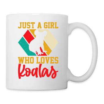 JUST A GIRL WHO LOVES KOALAS - Mug - white - Right