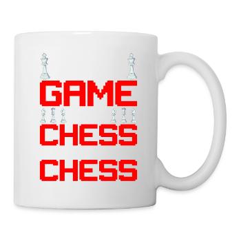 Life Is Like A Game Of Chess, I Suck At Chess - Tasse - Weiß - Rechts