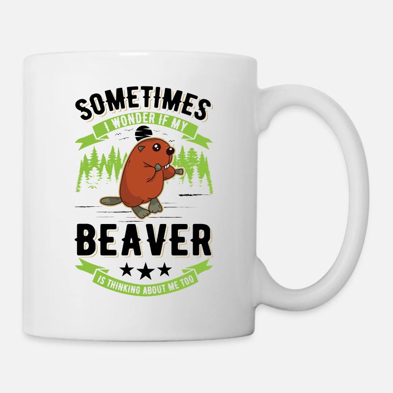Castor Cadeau Castor Barrage Castor - Mug blanc - blanc