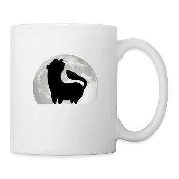 Ferret Moon Ferret Weasel - Mug blanc - blanc - Droite