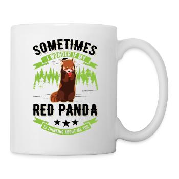 Red Panda Cadeau Chat Ours Panda Rouge - Mug blanc - blanc - Droite