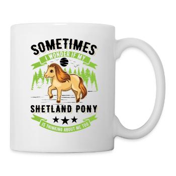 Shetland Pony Gift Shetland Pony Shetty - Mug - white - Right