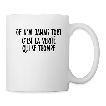 Humour - Drôle - Blague - Rire - Fun - Cool - Mug blanc - blanc - Droite