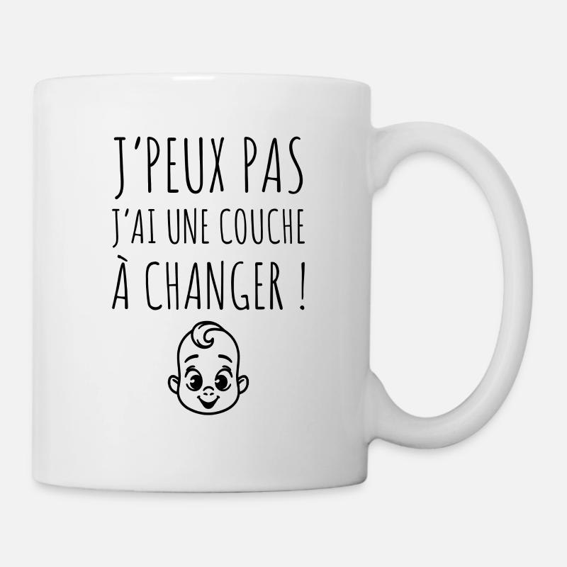puéricultrice / puériculture / enfant / bébé - Mug blanc - blanc
