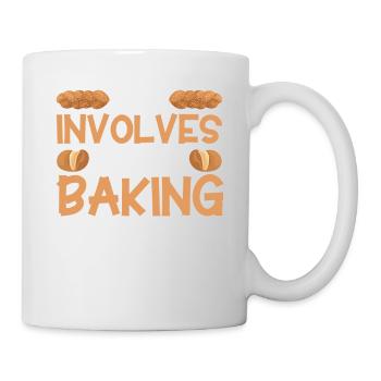 Bread Baking Gift Bakery Quote Baker - Mug - white - Right