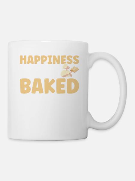 Brotbacken Geschenk Bäckerei Zitat Bäcker - Tasse - Weiß