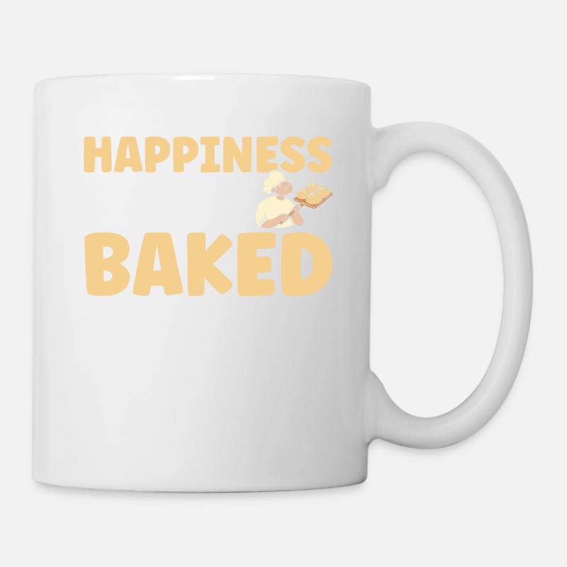 Brotbacken Geschenk Bäckerei Zitat Bäcker - Tasse - Weiß