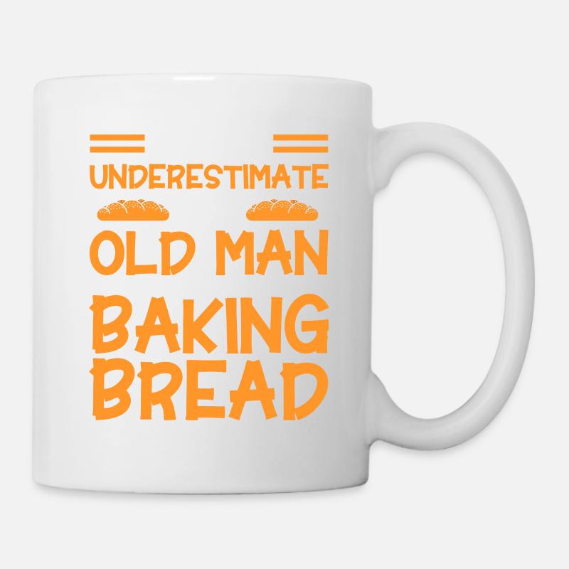 Brotbacken Geschenk Bäckerei Zitat Bäcker - Tasse - Weiß