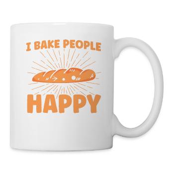 Bread Baking Gift Bakery Quote Baker - Mug - white - Right