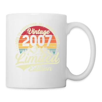 Jubiläum 2007 Jahrgang Jahrgang 2007 Jahrgang Bester Jahrgang - Tasse - Weiß - Rechts