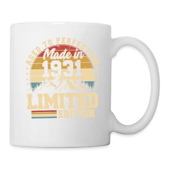 Vieilli À La Perfection Fabriqué En 1931 - Mug blanc - blanc - Droite