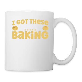 Bread Baking Gift Bakery Quote Baker - Mug - white - Right