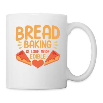 Bread Baking Gift Bakery Quote Baker - Mug - white - Right