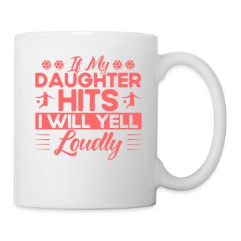 Football Mother Sports Fan Cadeau - Mug blanc - blanc - Droite