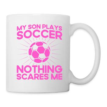 Cadeau de Football Fan de Sports Mère - Mug blanc - blanc - Droite