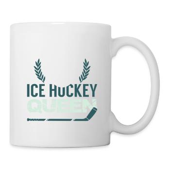 Reine du hockey sur glace - Mug blanc - blanc - Droite