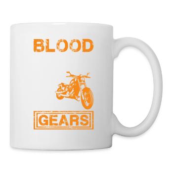 Moto à sueur de sang - Mug blanc - blanc - Droite
