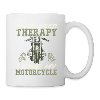 Moto Thérapie Motard - Mug blanc - blanc - Droite