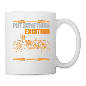 Motorcycle Cool Saying - Mug - white - Right