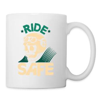 Balade à moto - Mug blanc - blanc - Droite