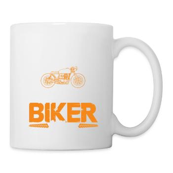 Motorcycle wife Spruch - Mug - white - Right