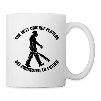 Kricket Vater Spruch Kricketfan Papa Team Cricket - Tasse - Weiß - Rechts