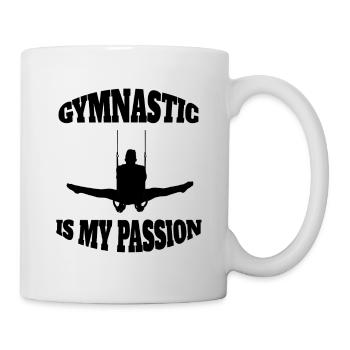 Gymnastics Floor exercises Gymnastics Gymnastics Club Apparatus gymnastics - Mug - white - Right