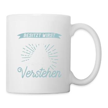 Lustiges Ostsee Segler Helgoland eigner Spruch - Tasse - Weiß - Rechts