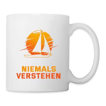 Lustiges Ostsee Segler Helgoland eigner Spruch - Tasse - Weiß - Rechts