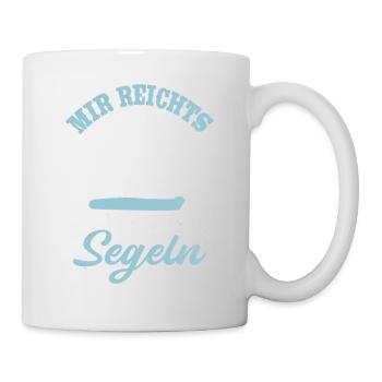 Mir reichts ich gehe Segeln Helgoland design - Tasse - Weiß - Rechts