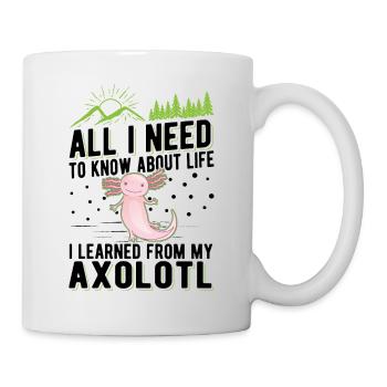 Axolotl Gift Tailed Amphibian - Mug - white - Right
