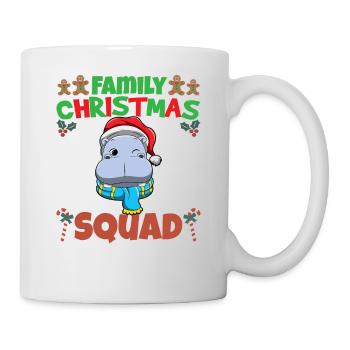 Escouade de Noël familiale Vacances X-Mas - Mug blanc - blanc - Droite