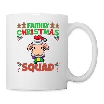 Escouade de Noël familiale Vacances X-Mas - Mug blanc - blanc - Droite