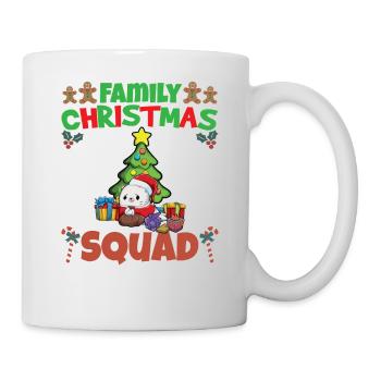 Escouade de Noël familiale Vacances X-Mas - Mug blanc - blanc - Droite