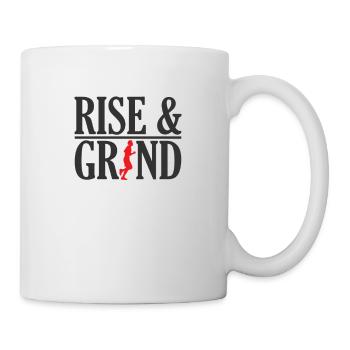 Rise and Grind Jogging Fitness Sports Running - Mug - white - Right