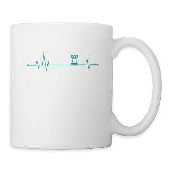 Heartbeat Chess Tower Brain Teaser Board Game - Mug - white - Right