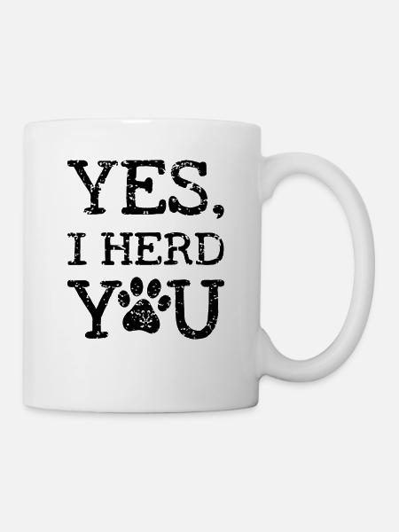 Ja, ich hüte dich - Tasse - Weiß