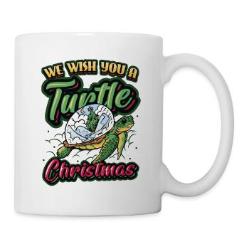 We wish you a Christmas rich in turtles. - Mug - white - Right