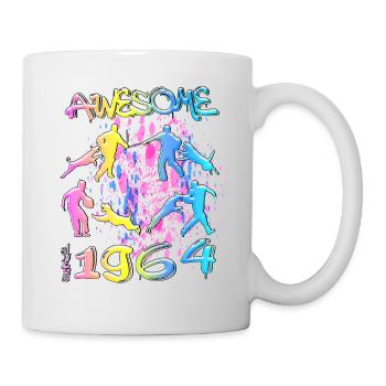 Awesome since 1964. Agility, Hundetraining - Mug - white - Right