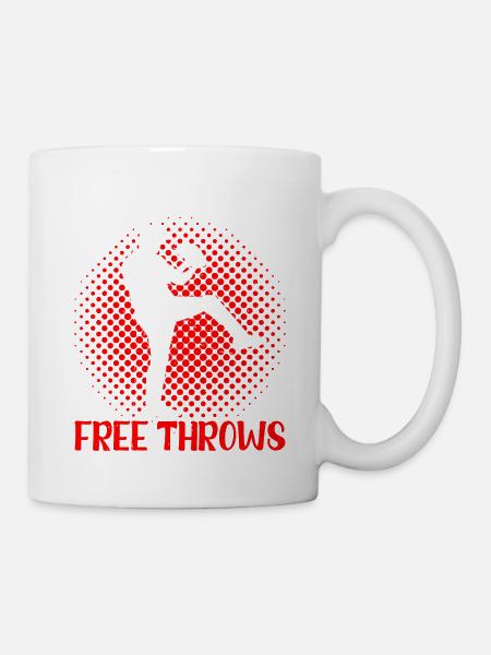 Make Your Free Throws 3 - Tasse - Weiß