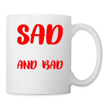 Sad Lonely And Bad At Math 2 - Mug - white - Right