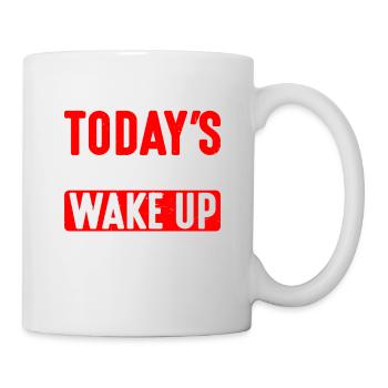 Today's Schedule, Wake Up, Get Tenure 2 - Tasse - Weiß - Rechts