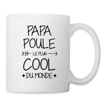 Papa Fête des Pères Naissance Bébé Anniversaire - Mug blanc - blanc - Droite