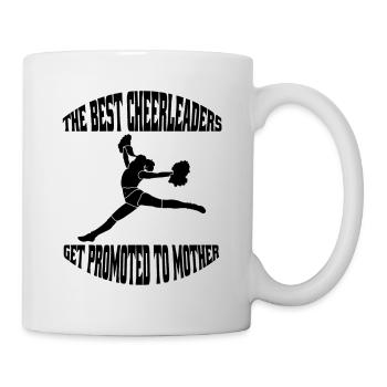 Cheerleaderin Cheerleading Cheerleader Geschenk - Tasse - Weiß - Rechts