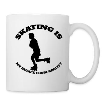 Roller Skating Inline Skating Skater Inline Skating Gift - Mug - white - Right