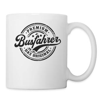Busfahrer Original Linienbus Lustiges Bus Fahrer - Tasse - Weiß - Rechts
