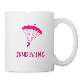 Fallschirmspringen Lover Girls Just A Girl Who - Tasse - Weiß - Rechts