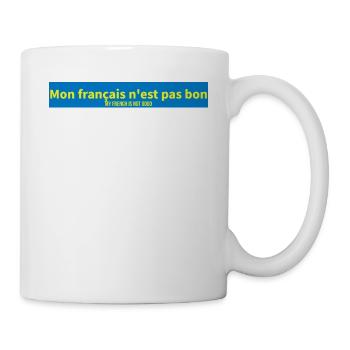 Französisch - Tasse - Weiß - Rechts