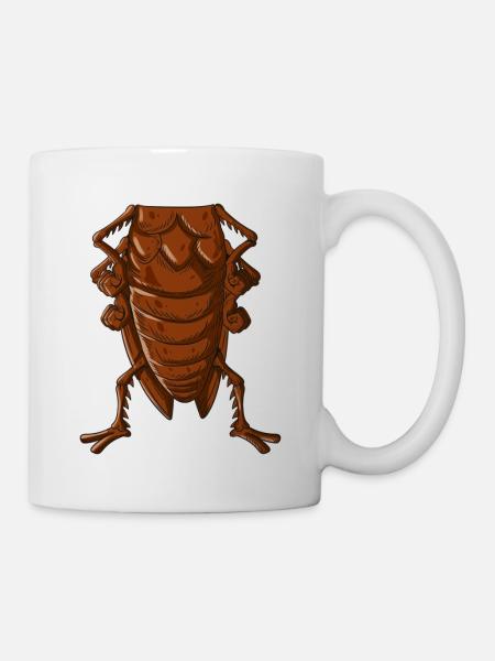 Kakerlake Insekten Kostüm Kakerlaken Körper - Tasse - Weiß