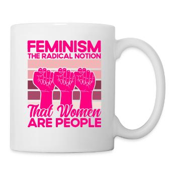 Autonomisation de l’égalité des sexes F - Mug blanc - blanc - Droite